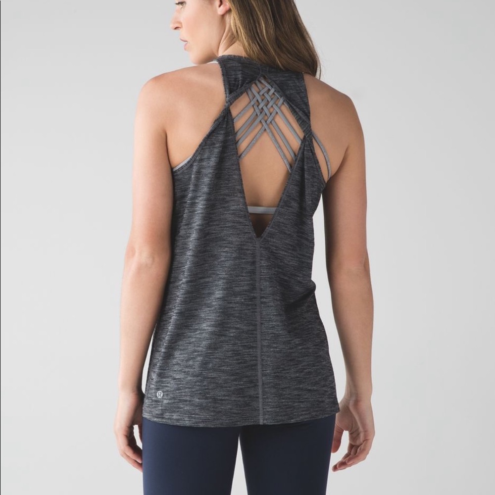 lululemon athletica Gray Tank Top